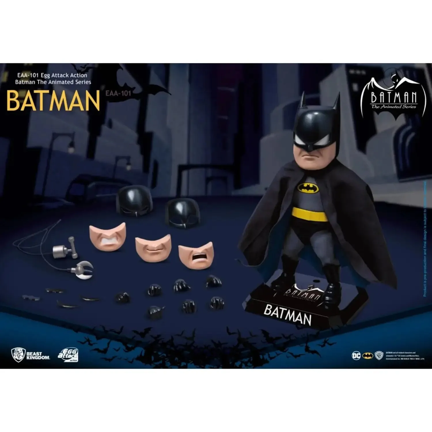 Beast Kingdom Batman The Animated Series Batman and The Joker Action Figure Set of 2