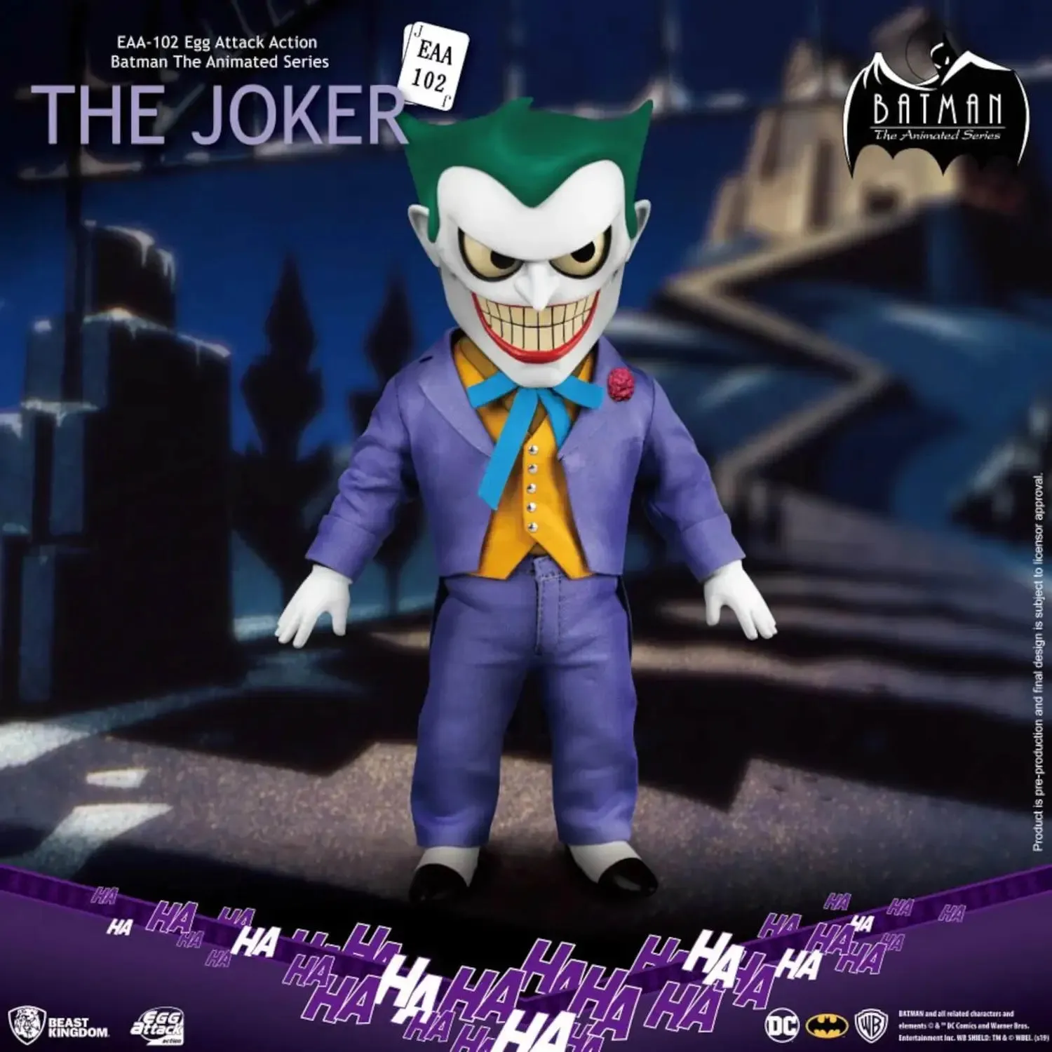 Beast Kingdom Batman The Animated Series Batman and The Joker Action Figure Set of 2