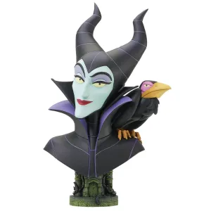 Disney Legends In 3D Maleficent Bust Statue By Diamond Gallery