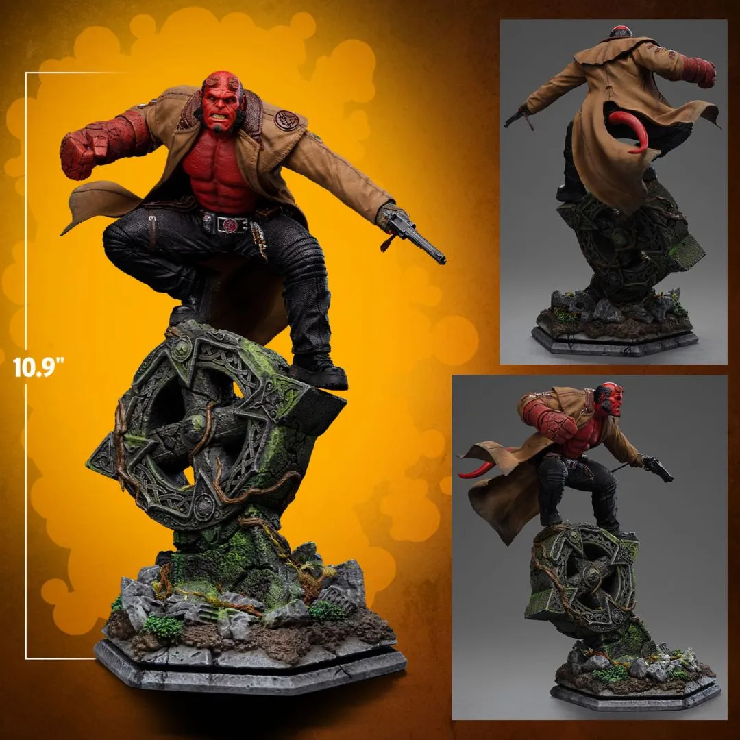 Hellboy Statue By Iron Studios