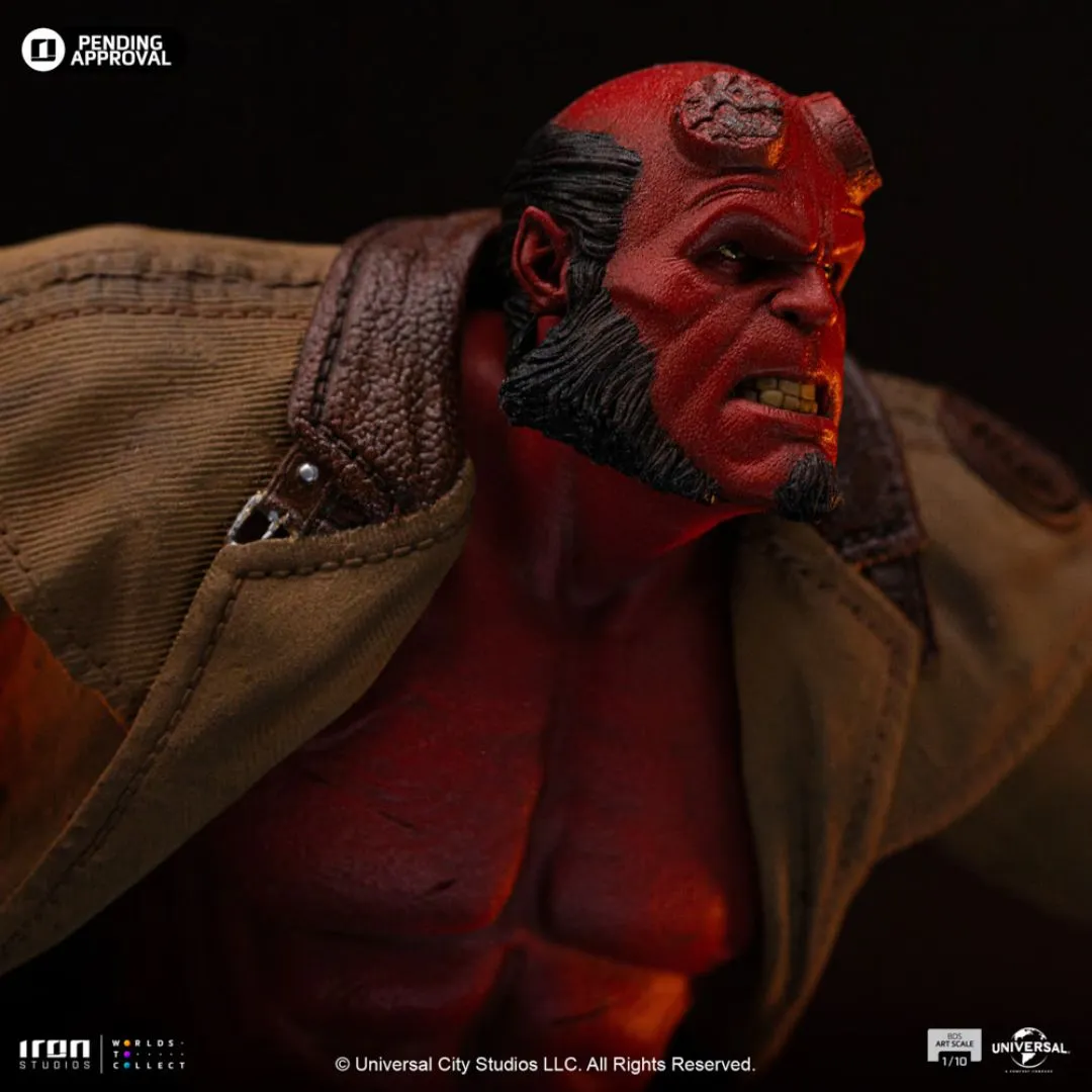 Hellboy Statue By Iron Studios