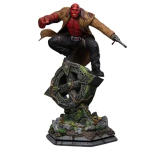 Hellboy Statue By Iron Studios