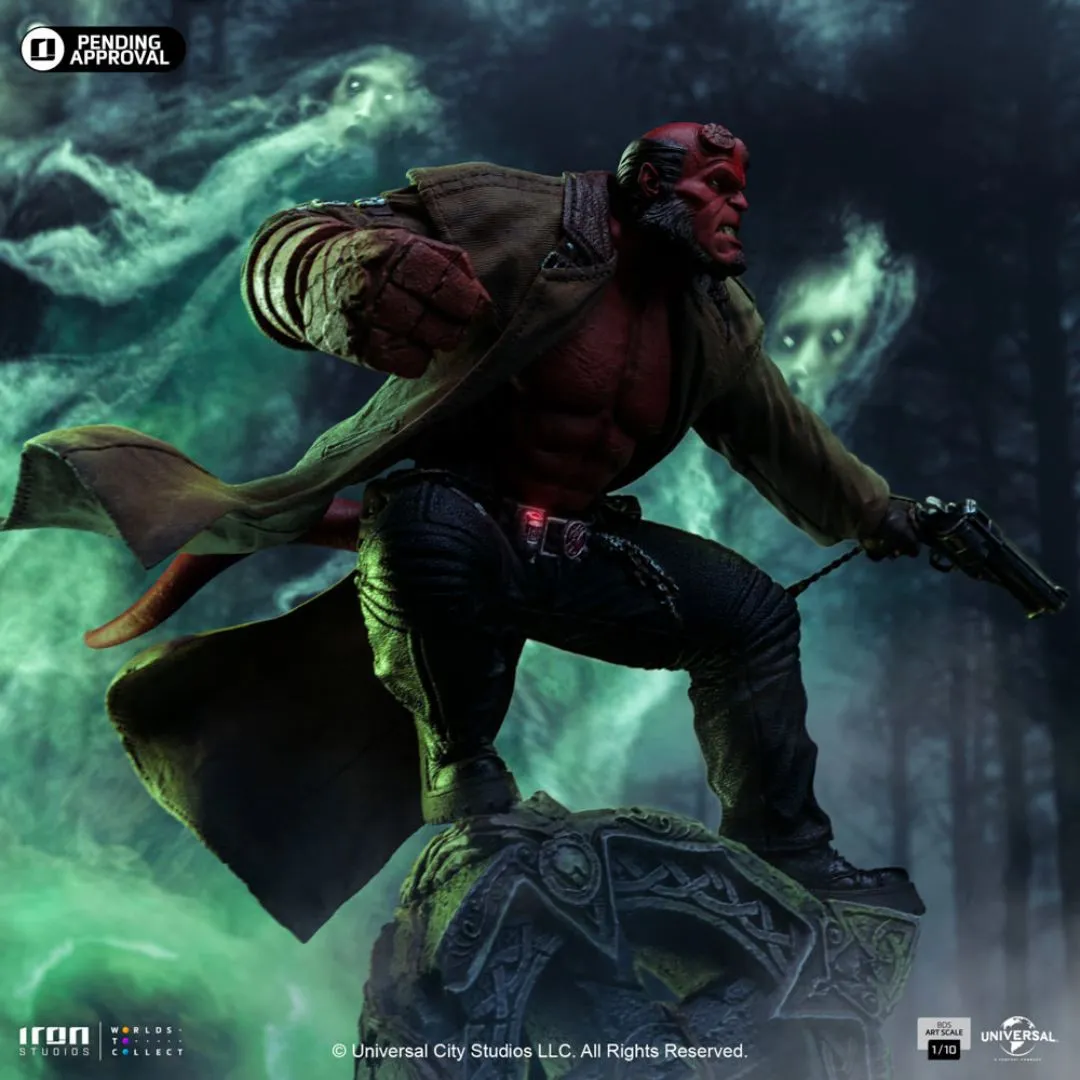 Hellboy Statue By Iron Studios