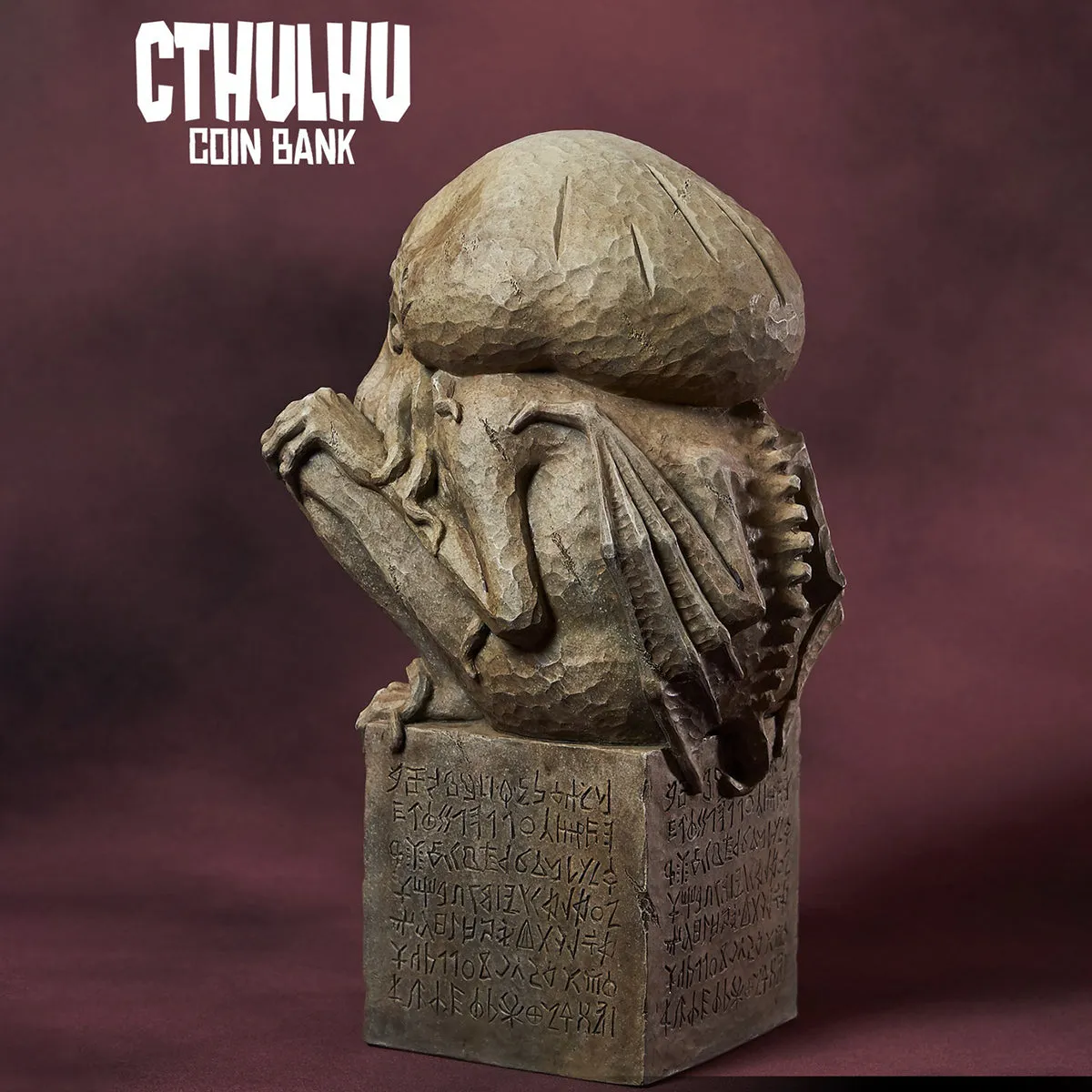 HiPlay Gecco H24cm Cthulhu Coin Bank Statue Stone Color