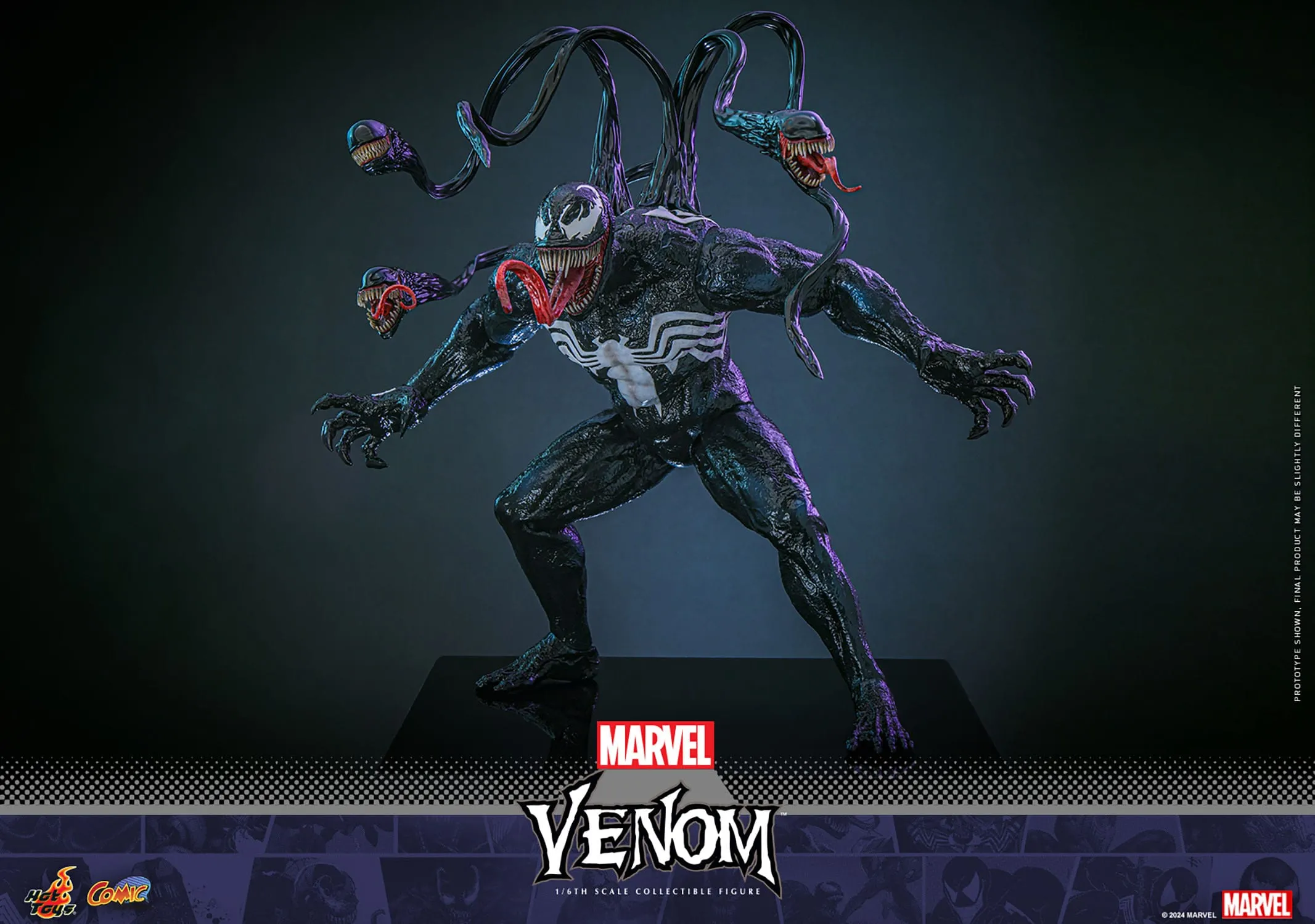 Hot Toys Marvel Comic Masterpiece Venom 1/6 Action Figure