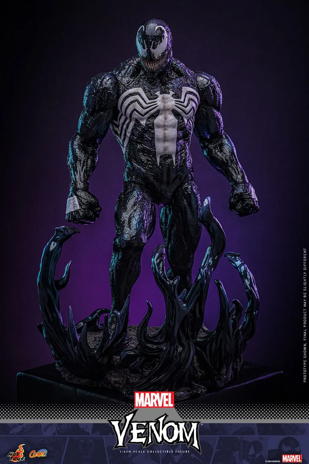 Hot Toys Marvel Comic Masterpiece Venom 1/6 Action Figure