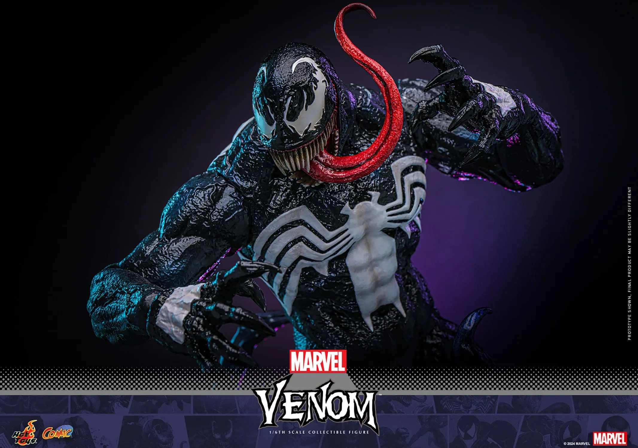 Hot Toys Marvel Comic Masterpiece Venom 1/6 Action Figure