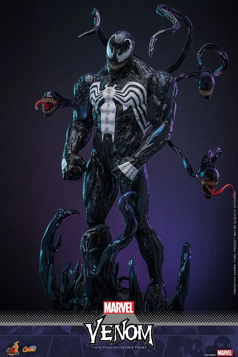 Hot Toys Marvel Comic Masterpiece Venom 1/6 Action Figure