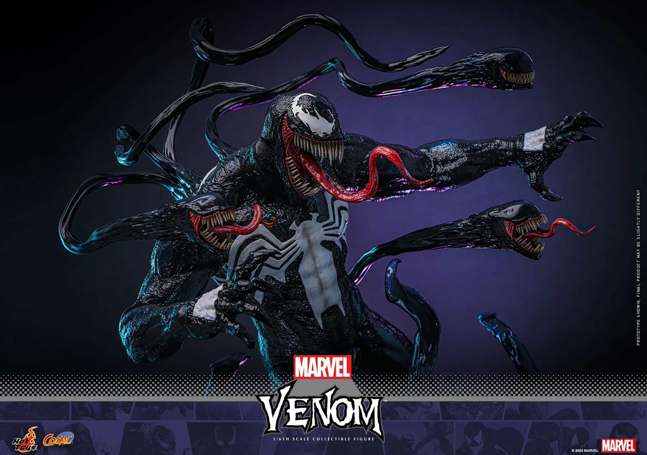 Hot Toys Marvel Comic Masterpiece Venom 1/6 Action Figure