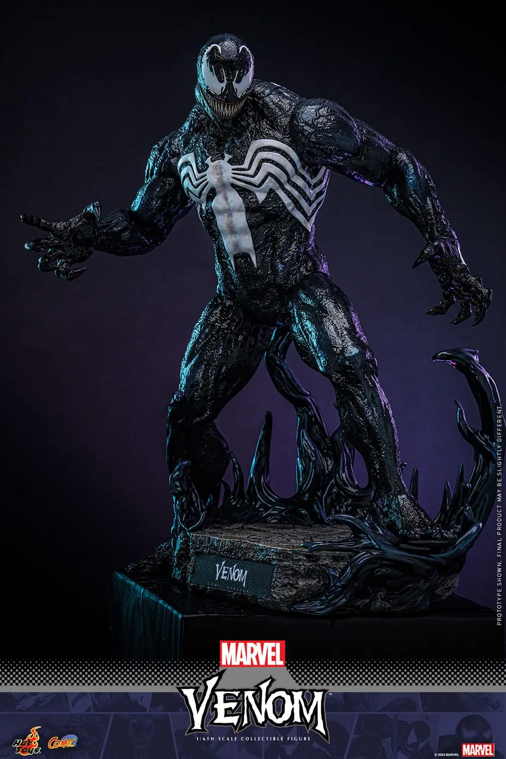 Hot Toys Marvel Comic Masterpiece Venom 1/6 Action Figure