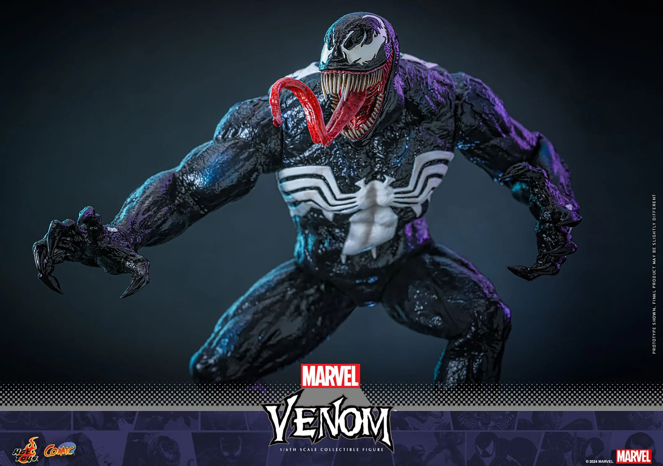 Hot Toys Marvel Comic Masterpiece Venom 1/6 Action Figure