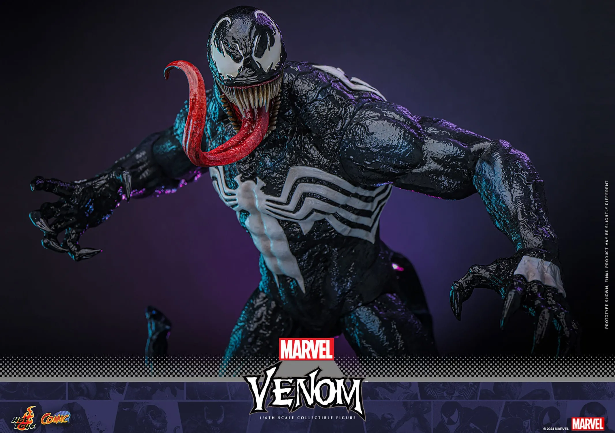 Hot Toys Marvel Comic Masterpiece Venom 1/6 Action Figure