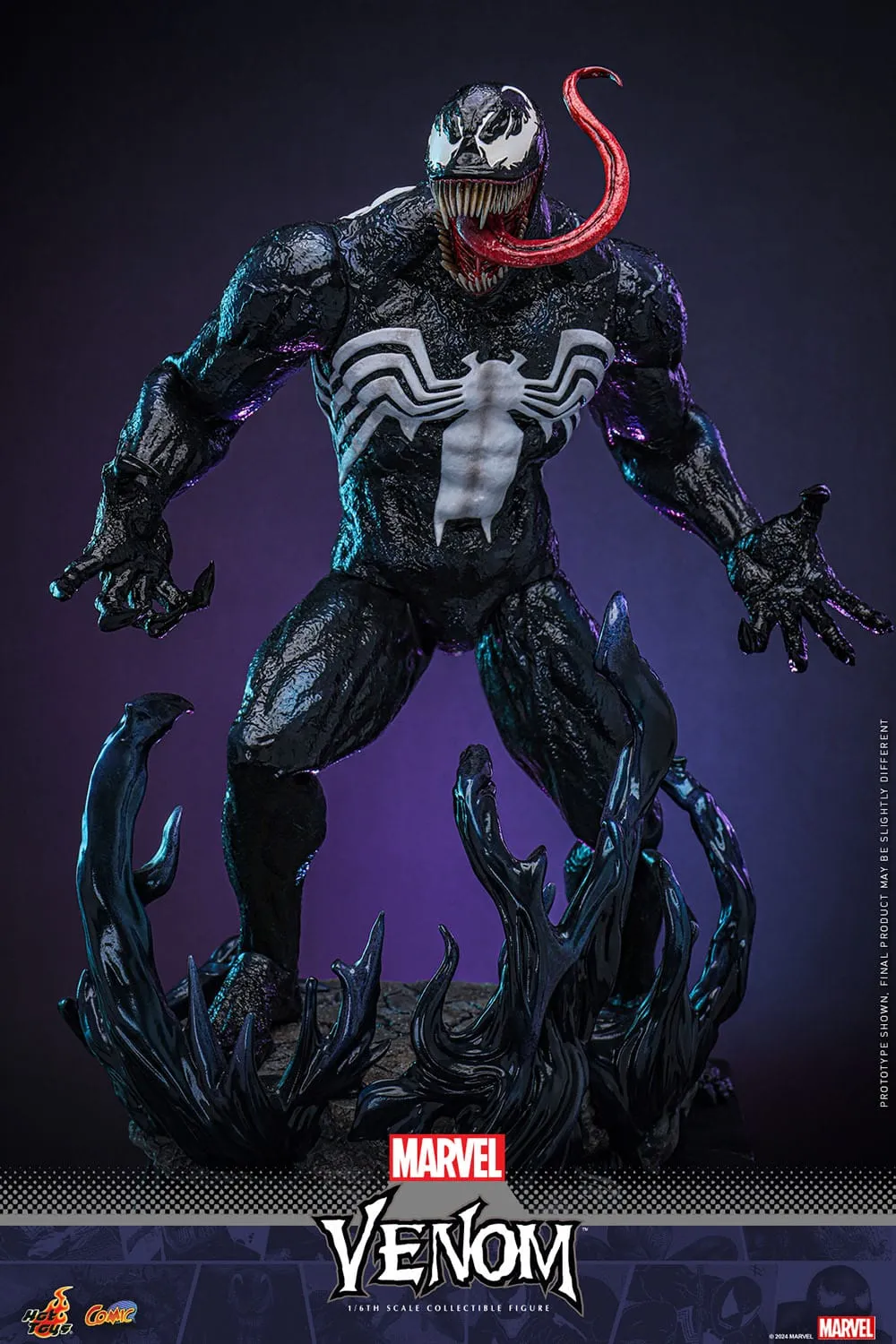 Hot Toys Marvel Comic Masterpiece Venom 1/6 Action Figure