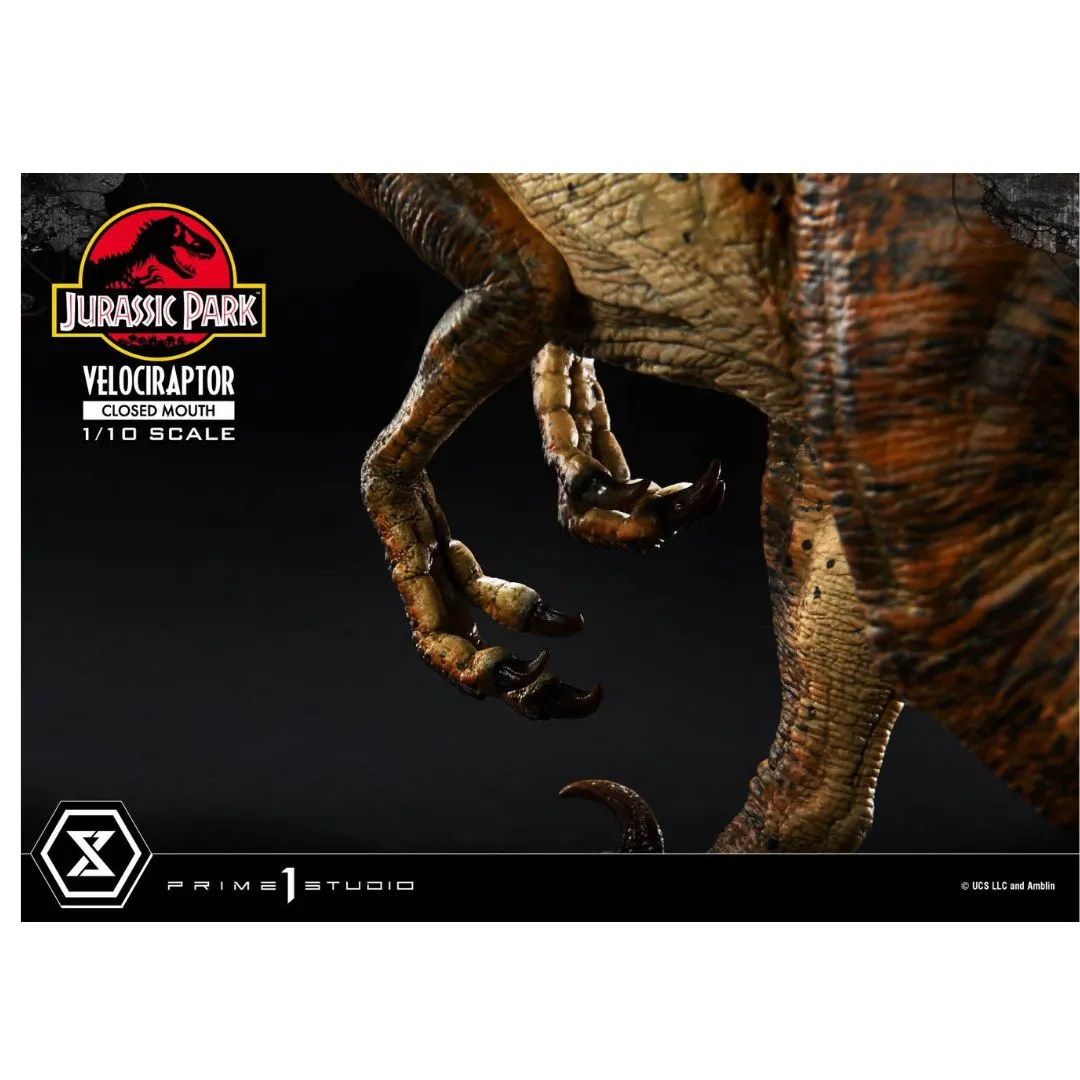 Jurassic Park (Film) Velociraptor Closed Mouth statue By Prime1 Studios