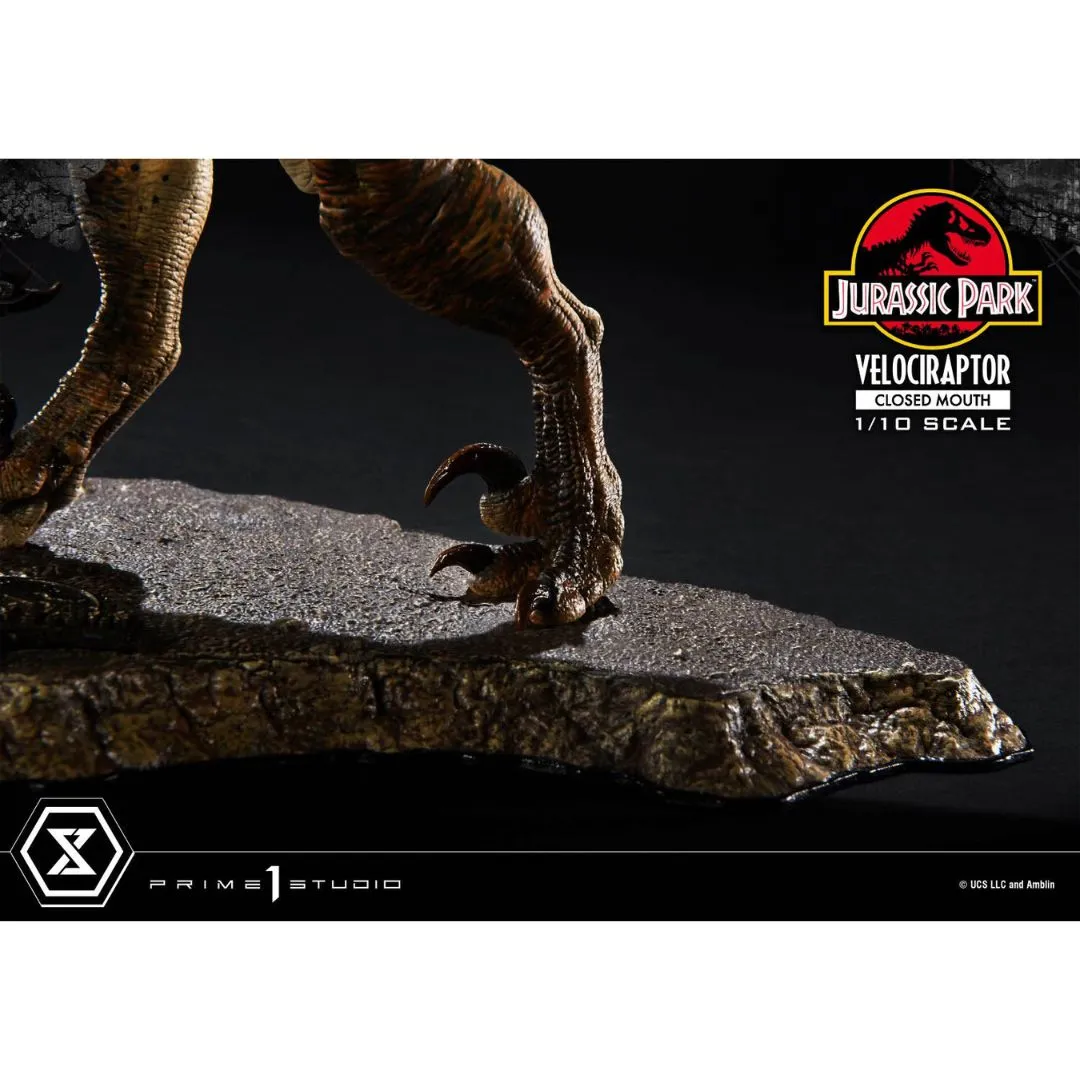 Jurassic Park (Film) Velociraptor Closed Mouth statue By Prime1 Studios