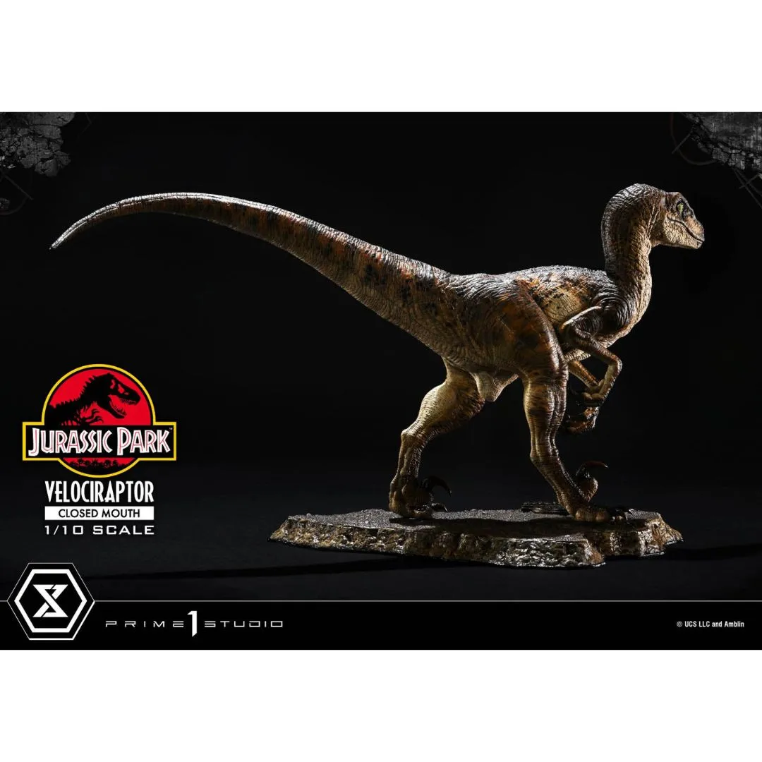 Jurassic Park (Film) Velociraptor Closed Mouth statue By Prime1 Studios