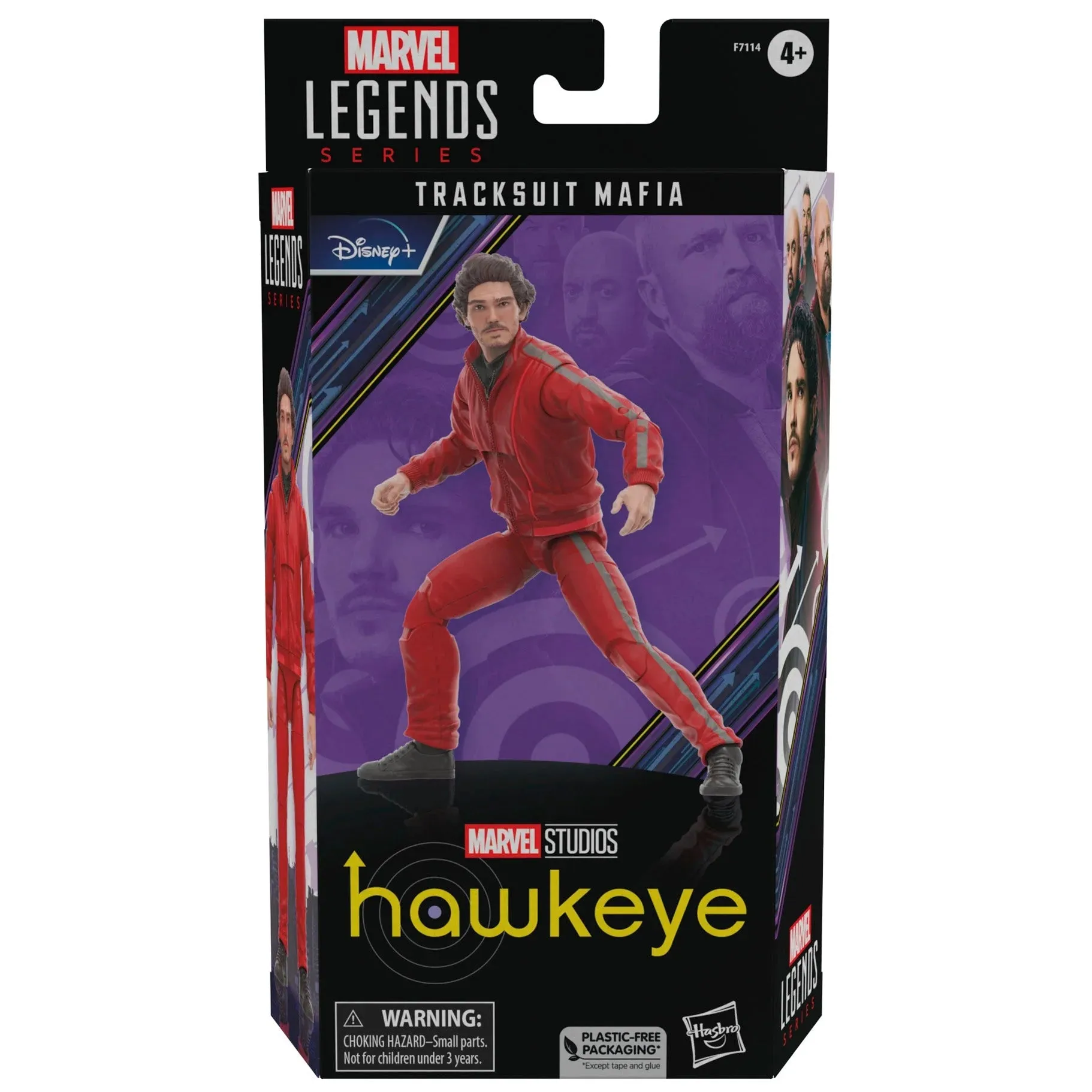 Marvel Legends Series - Hawkeye (Disney ) - Tracksuit Mafia Action Figure (F7114) LOW STOCK