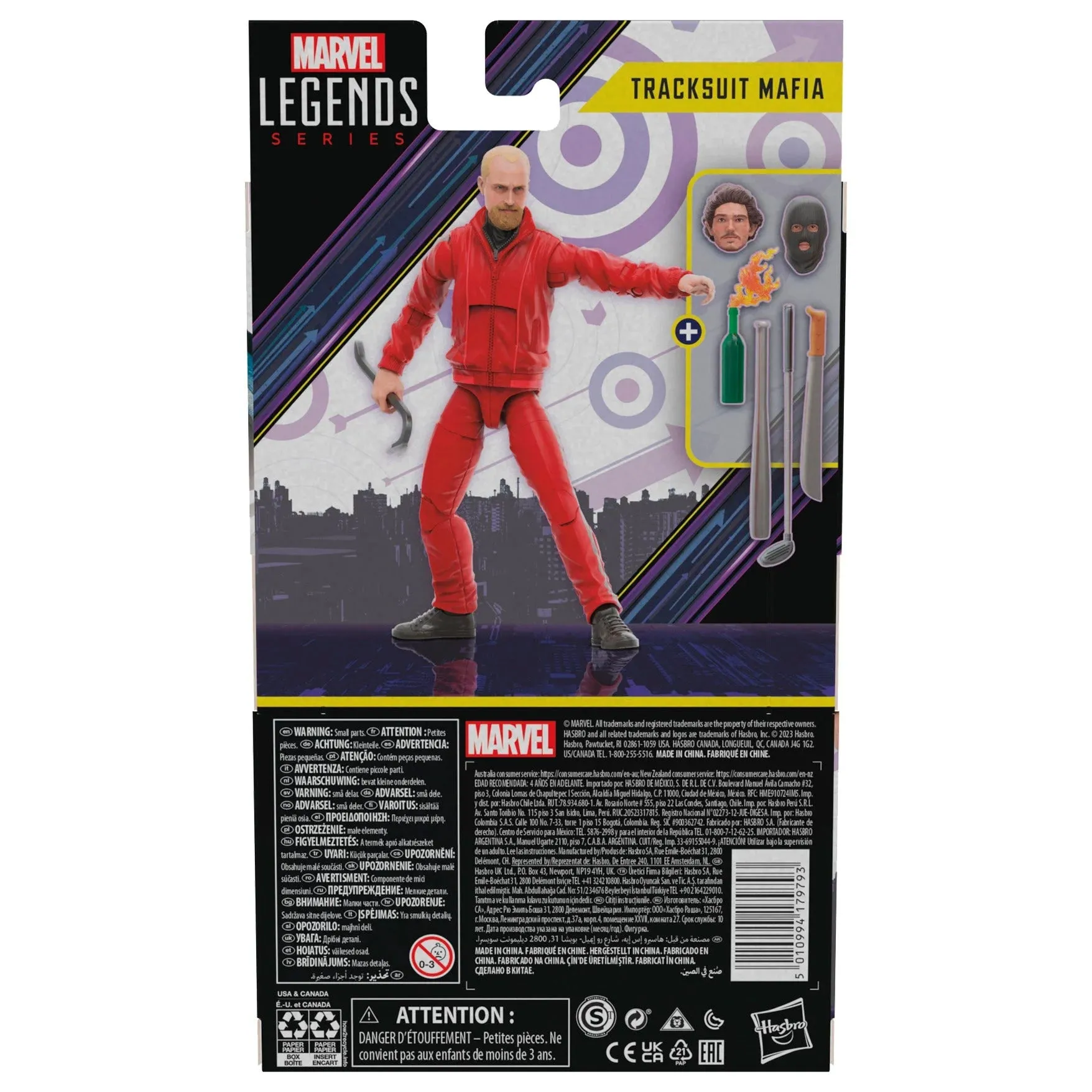 Marvel Legends Series - Hawkeye (Disney ) - Tracksuit Mafia Action Figure (F7114) LOW STOCK