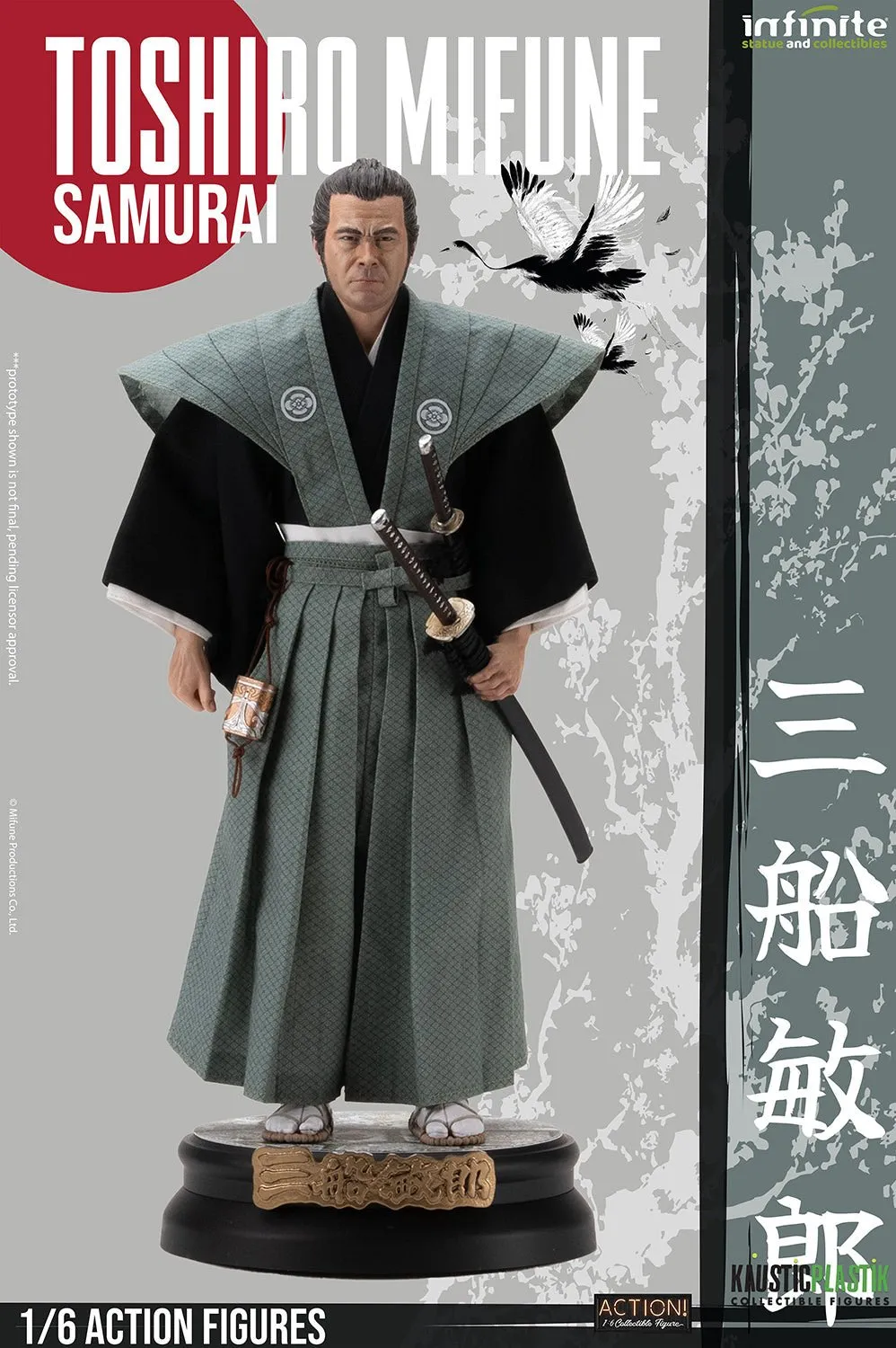 PRE-ORDER: Infinite Statue Toshiro Mifune Samurai Sixth Scale Figure