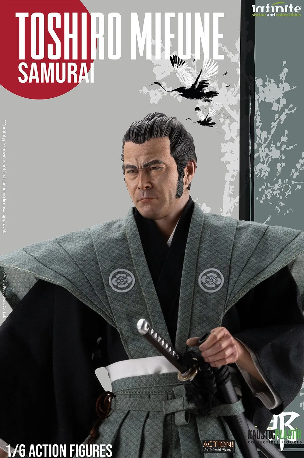 PRE-ORDER: Infinite Statue Toshiro Mifune Samurai Sixth Scale Figure