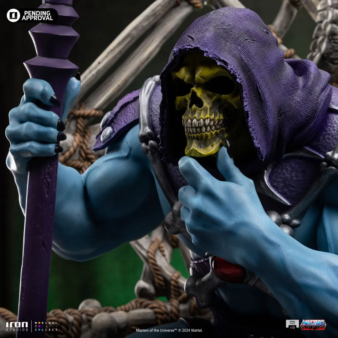 Skeletor (10Th Anniversary) - Masters Of The Universe - Prime Scale Statue By Iron Studios