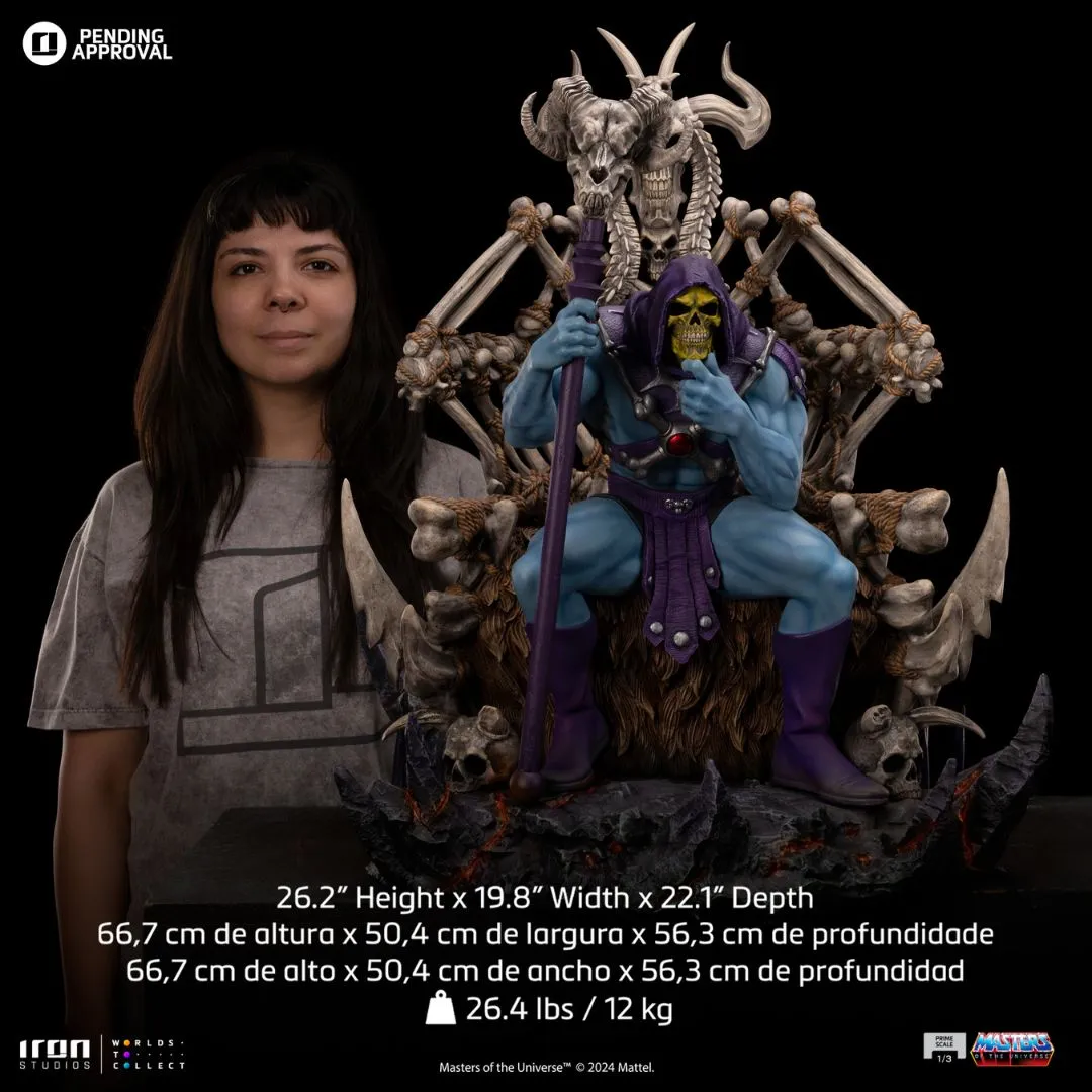 Skeletor (10Th Anniversary) - Masters Of The Universe - Prime Scale Statue By Iron Studios